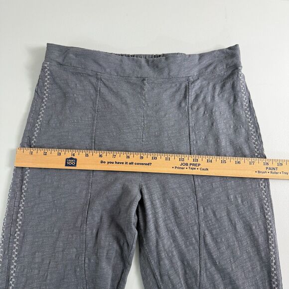 Mododoc Los Angeles Women's Jogger Pants Side Ties Embroidered Gray Size S - Picture 9 of 12
